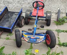 Berg go kart and trailer