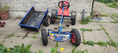 Berg Extra go kart and trailer