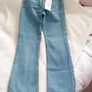 Zara TRF - Cropped Flare High-Rise Jeans - Size 32 UK 4 - BNWT RRP 30 Image 2