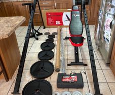 Heavy Gauge Steel Gym Set,rack Alone New Was 500 E