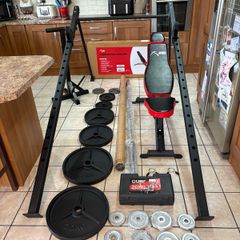 Heavy Gauge Steel Gym Set,rack Alone New Was 500 E