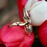 Vintage 1960/70s 'Toi et Moi' Emerald, Ruby & Diamond Ring Image 6