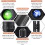 10x25 Binoculars for Kids Adult, Small Compact Lightweight Folding Mini Pocket Binoculars for Bird Watching Travel Stargazing Hunting Camping Concerts Sports Theater Opera (FREE POSTAGE) Image 7