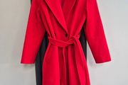 ladies red coat