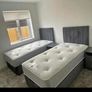 New Stylish single ,Double 4ft, 4ft6, King 5ft And 6ft Superking Sizes Divan Beds Instock. Drawers And Optional Tufted Mattresses Available. Free Delivery Image 9