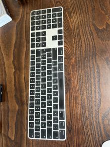 Apple Magic Keyboard with Touch ID Numeric Keypad Black Keys UK Layout
