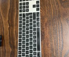 Apple Magic Keyboard with Touch ID Numeric Keypad Black Keys UK Layout