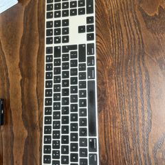 Apple Magic Keyboard with Touch ID Numeric Keypad Black Keys UK Layout