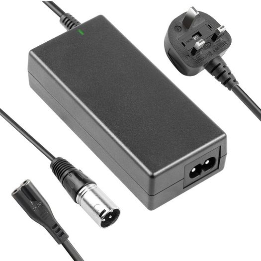 YZPOWER 54.6V 2Amp Battery Charger for Electric Bike, 48V Lithium Battery Charger For Electric Scooter, Ebike, Mobility Scooter, XLR 3 Pin Connector IRISH  PLUG Yose Power