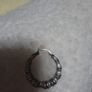 sterling silver creole earrings Image 3