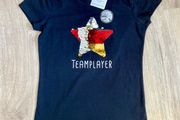 Organic cotton girls t-shirt 11-12y new