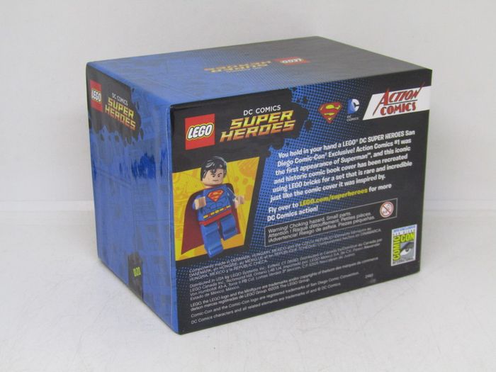 Lego Super Heroes Superman SDCC 2015 Limited Edition DC Action Comics #1 New Sealed Very rare Number 120 of 1500