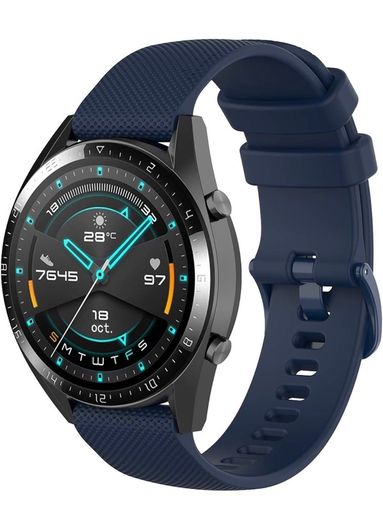 22mm Strap Compatible for Fossil Gen 5, Compatible for Samsung Galaxy Watch 3 45mm, Sports Silicone Replacement Wristband Compatible for Garmin Vivoactive 4