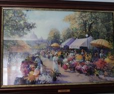 Painting Flower market