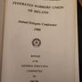 Federated Worker's  Union Of  Ireland.  Report Of The General Executive  Committee  For 1987-1988. Paperback In Good Condition. Image 8