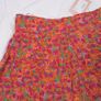 FRNCH Orange Pink Green Floral High-Waisted Tie Waist Shorts Size S Image 8