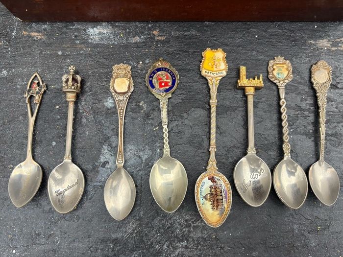 Vintage spoons and wall display piece c1960s