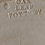 Set of 2 Vintage OAK LEAF INISTIOGE Studio Pottery Hand Made Vase Image 5