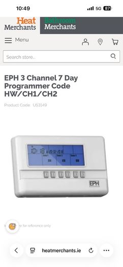 EPH heating controls