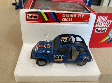 Citroen 2cv Cross Extremely Rare scale 1/24 Year 1978 Polistil