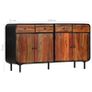 Sideboard Solid Reclaimed Wood 140x35x76 cm Image 4