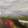 Ester Barrett Irish Artist Horse an Jockey in motion Oil on canvas 2000 signed Image 6