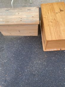 2 blanket boxes