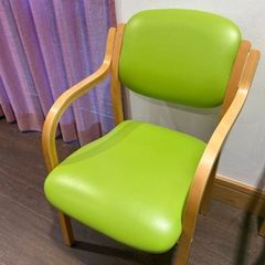 set of 6 beech framed waiting  chairs
