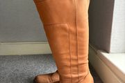Jana Fashion Tan Leather Knee-High Boots. UK 6 / EU 39