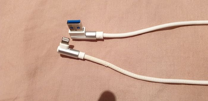 2 metre apple cable long white