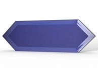 main image for ad Metro Tile Cupidon Blue Bevelled 30x10cm
