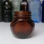 70 - Vintage 4oz Marmite Dark Brown Glass Jar Image 3