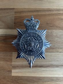 Lancashire Constabulary Helmet Badge