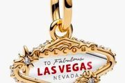 Pandora 2026 Las Vegas Sign Dangle Charm  Brand New