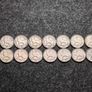 Irish Eire Threepence Leat Reul hare collection FULL DATE RUN 1942 to 1968. Image 3