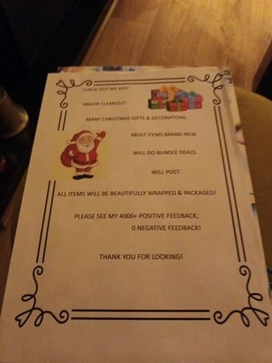 Christmas Clearout