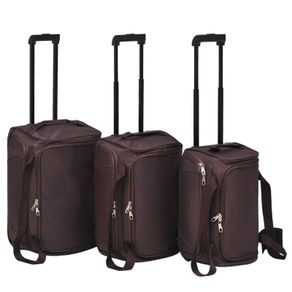 3 Piece Luggage Set Coffee