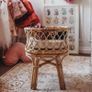 Rattan Doll's Bassinet - Cane Dolls Bed Image 5