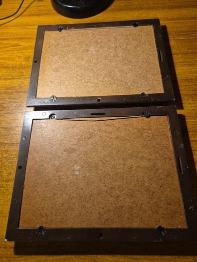 2 Crochet Country House Pictures in Frames