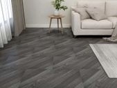 Self-adhesive Flooring Planks 55 pcs PVC 5.11 m2 Grey Striped