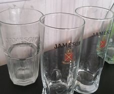 whiskey glasses jameson