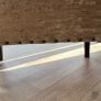 Solid Mahogany table and upholstered chairs Image 5