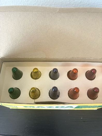 Vintage Mazda Coloured Bulb Set