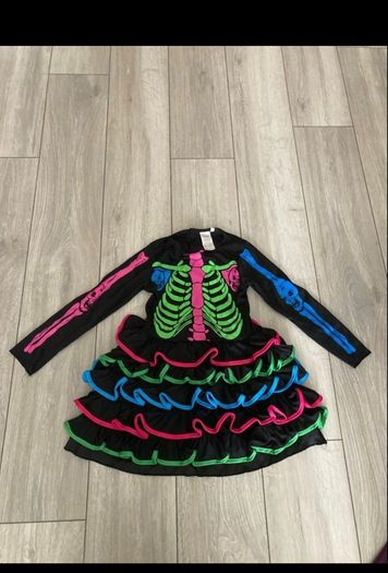 Halloween Costume Girl Skeleton