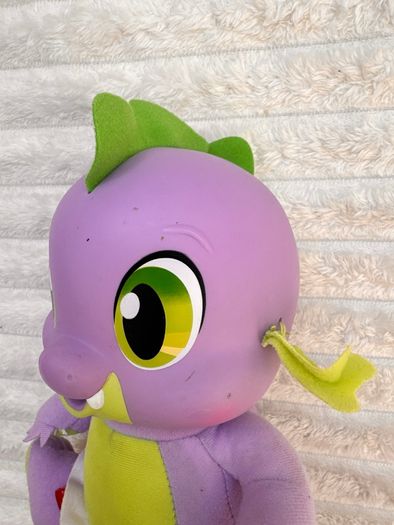 Hasbro My Little Pony So Soft Newborn Spike The Dragon 2011 Talking approx. 20 cm. Used Dirty Please see photos