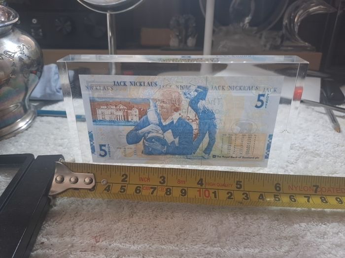 Golfers Present.Jack Nicklaus Paperweight.