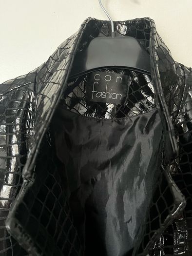 Real crocodile leather jacket