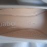 White Leather Gabor Ballet Pumps Image 8