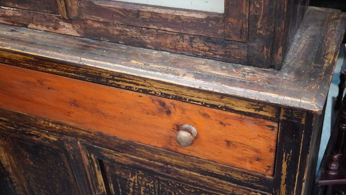 Antique Irish Workshop Cabinet - c.1910