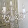 5 arms candelabra shabby chic lamp Image 6